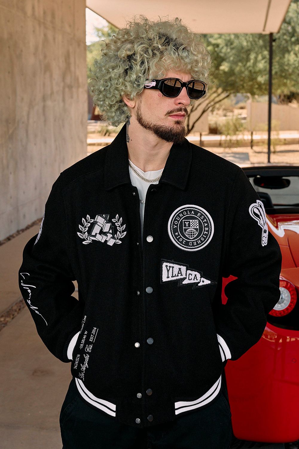 Young LA 569 - Ace Of Spade Letterman Black Canada | ZKMB-97542