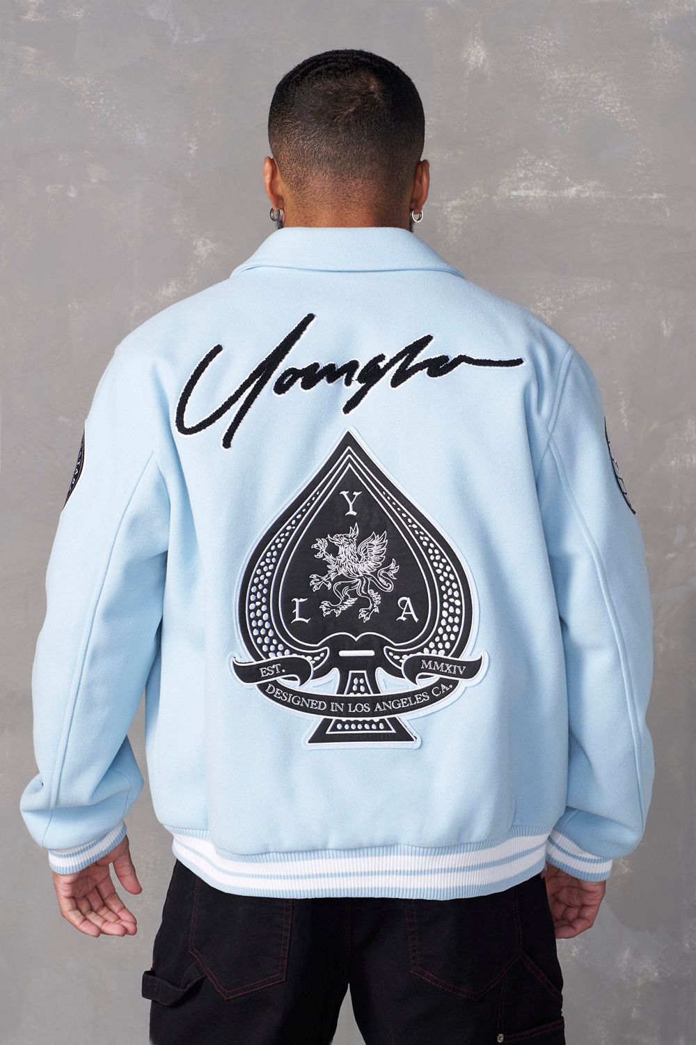 Young LA 569 - Ace Of Spade Letterman Blue Canada | GSDH-43026