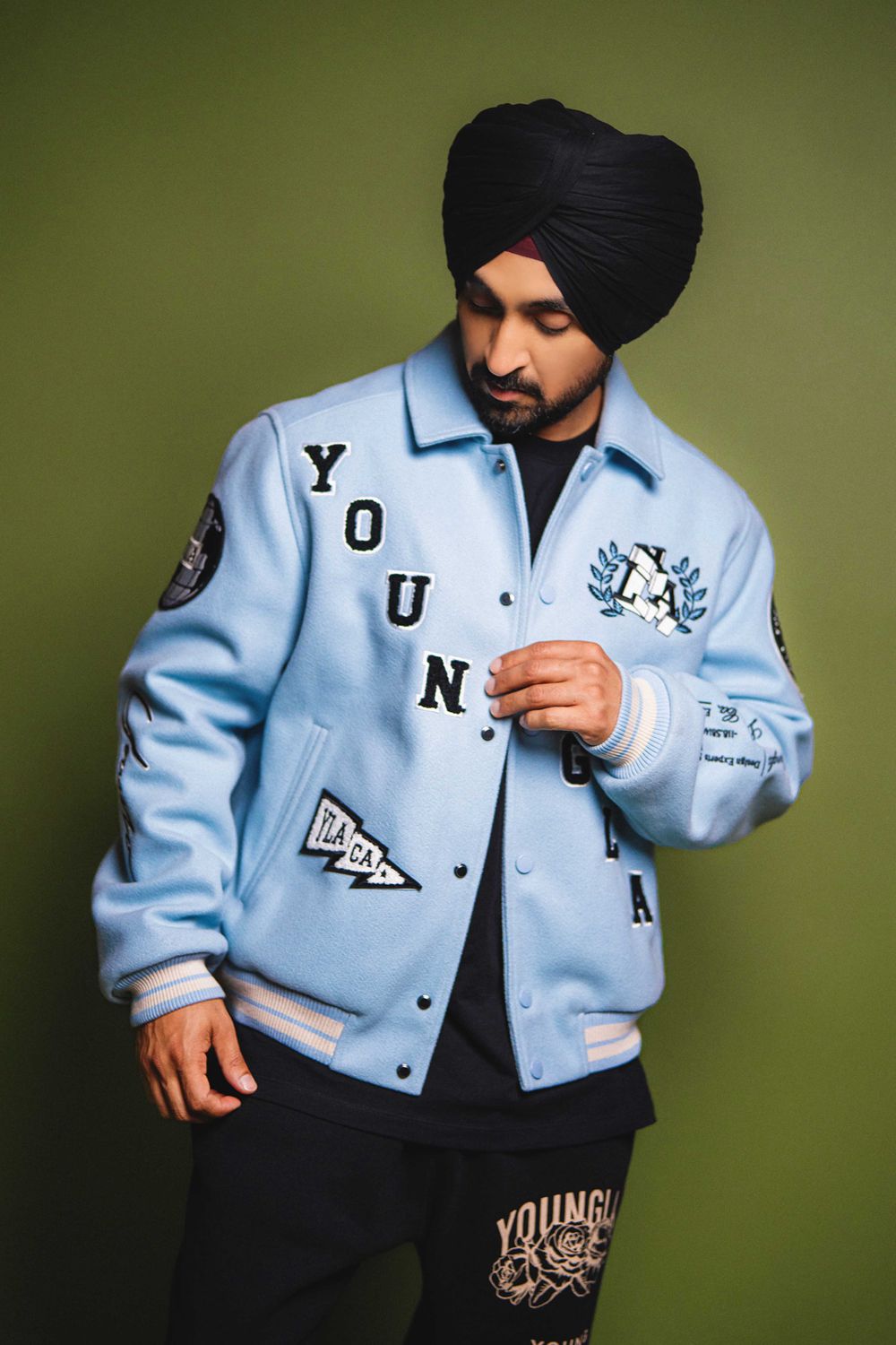 Young LA 569 - Ace Of Spade Letterman Blue Canada | GSDH-43026