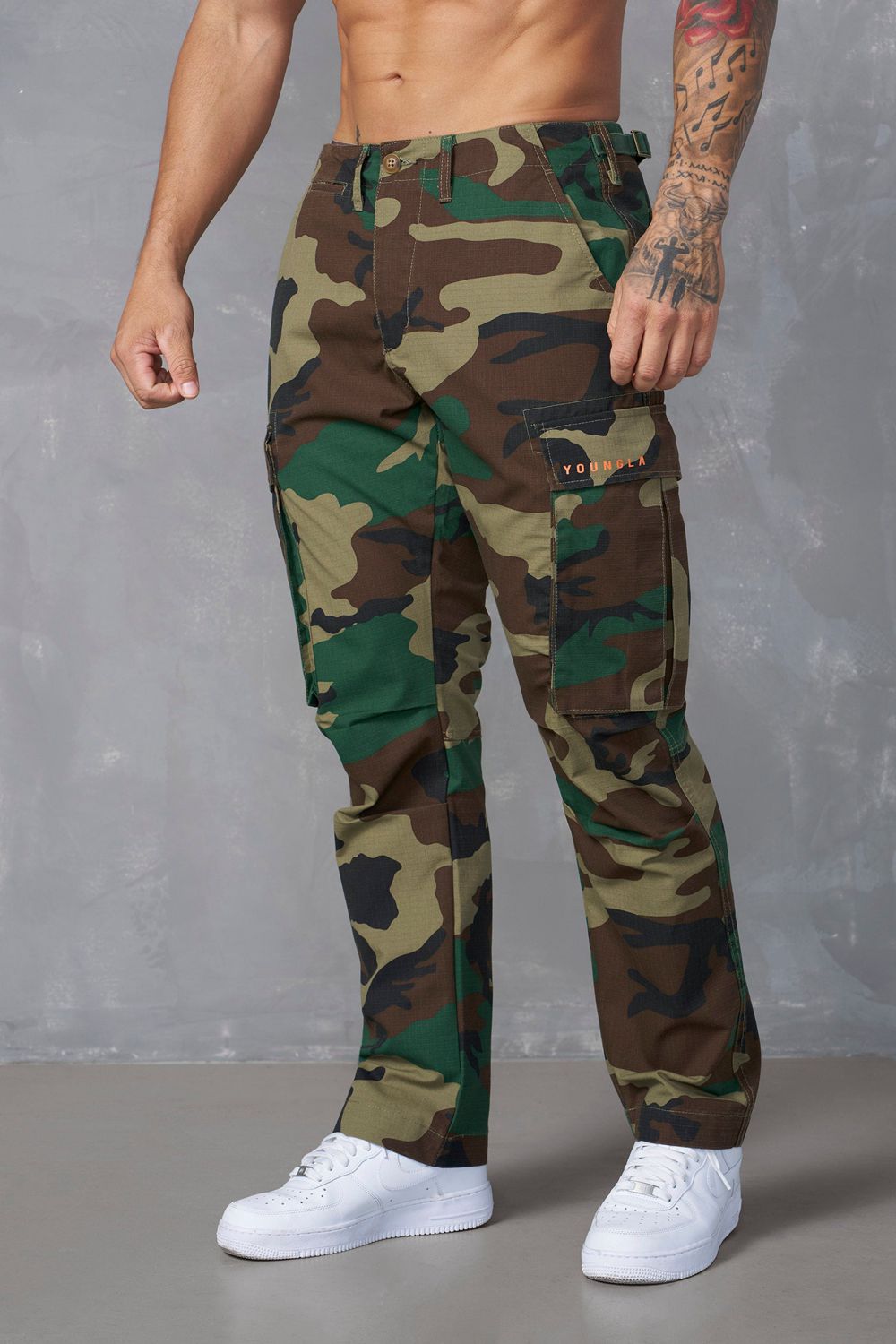 Young LA 602 - Camo Tactical Cargos Camo Canada | STER-74295