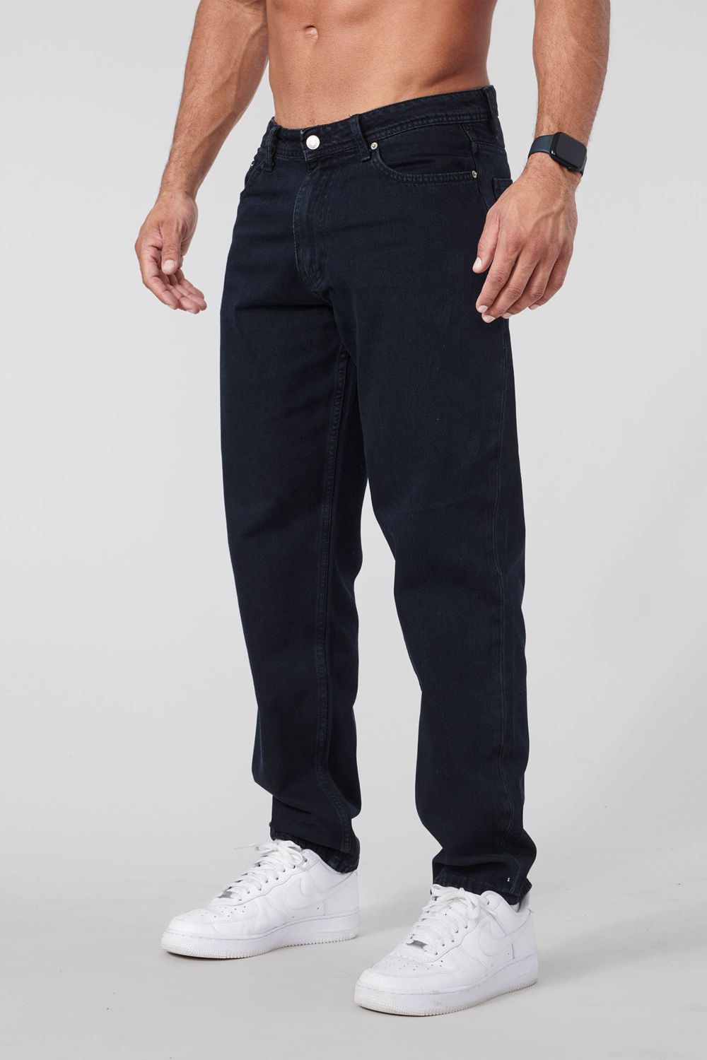 Young LA 609 - Baggy Jeans Navy Canada | UZIG-29173