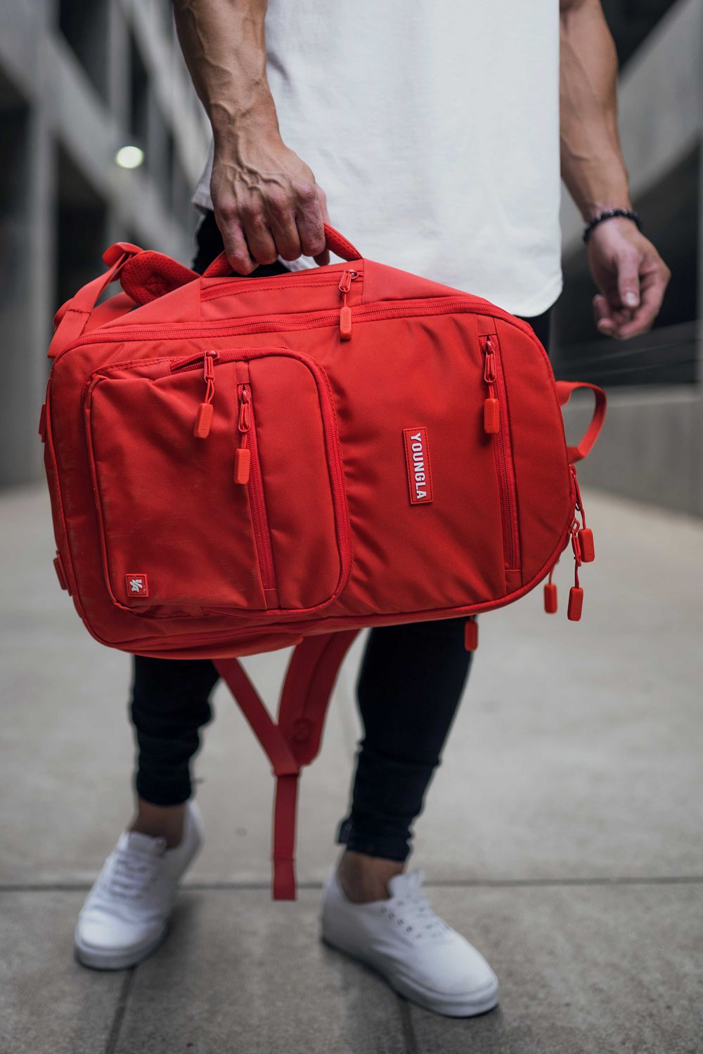 Young LA 730 Expedition Backpacks Red Canada | BJNC-65472