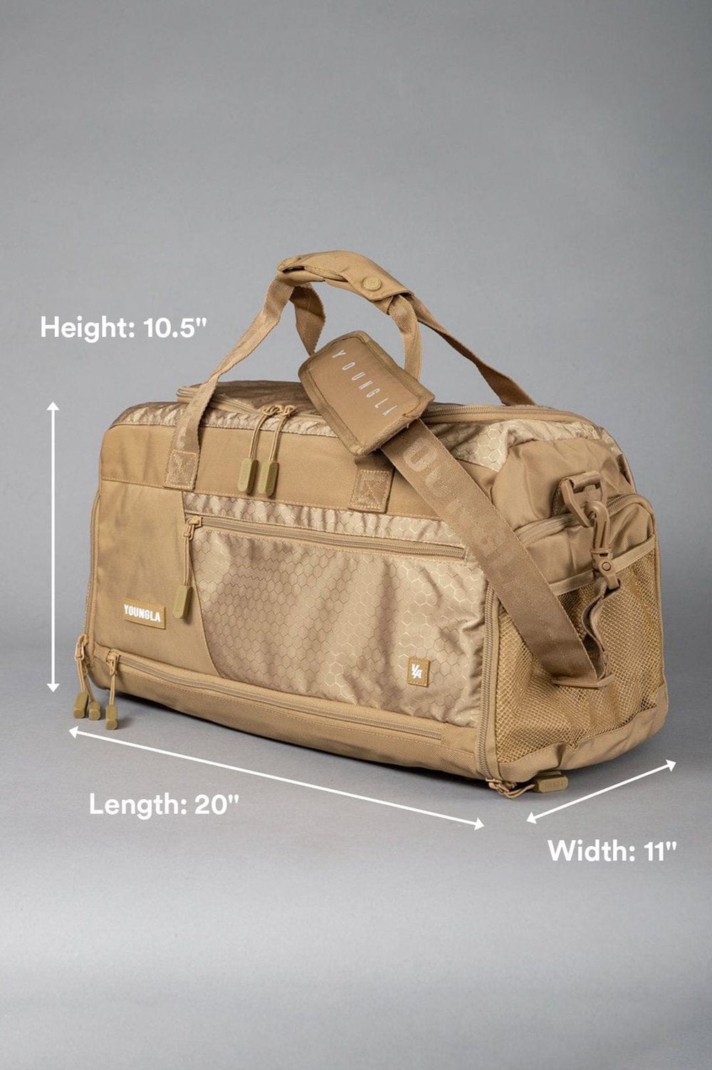 Young LA 740 Elite Duffle Bags Khaki Canada | IUFG-40625