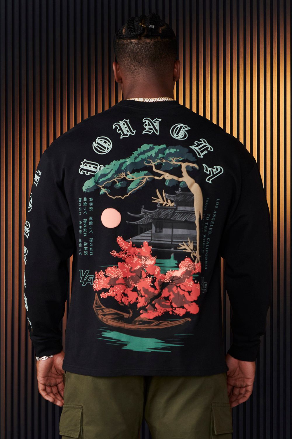 Young LA 8038 - Tokyo Longsleeves Black Canada | FHSW-36790