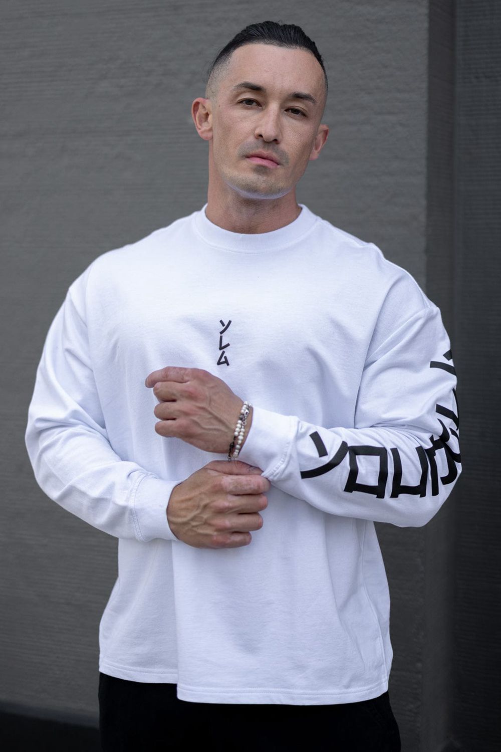 Young LA 8038 - Tokyo Longsleeves White Canada | PBQF-46215