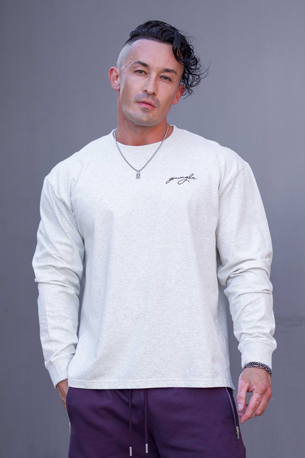 Young LA 805 Essential Longsleeves White Canada | BCEJ-89341