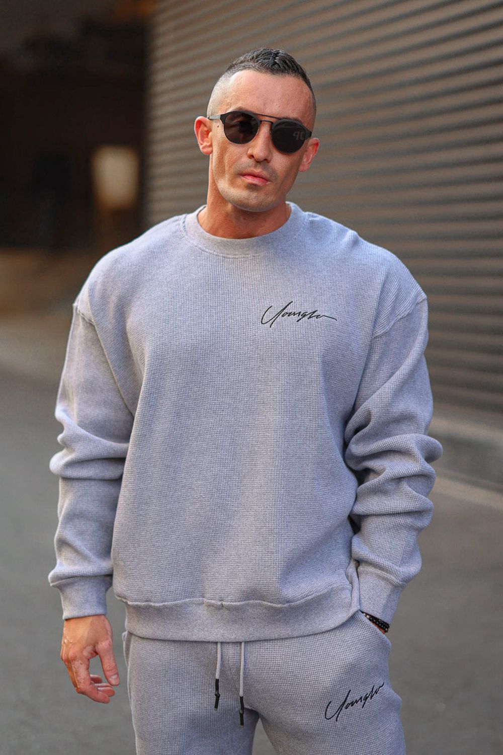 Young LA 807 Cozy Thermal Longsleeves Light Blue Canada | FTDW-87451