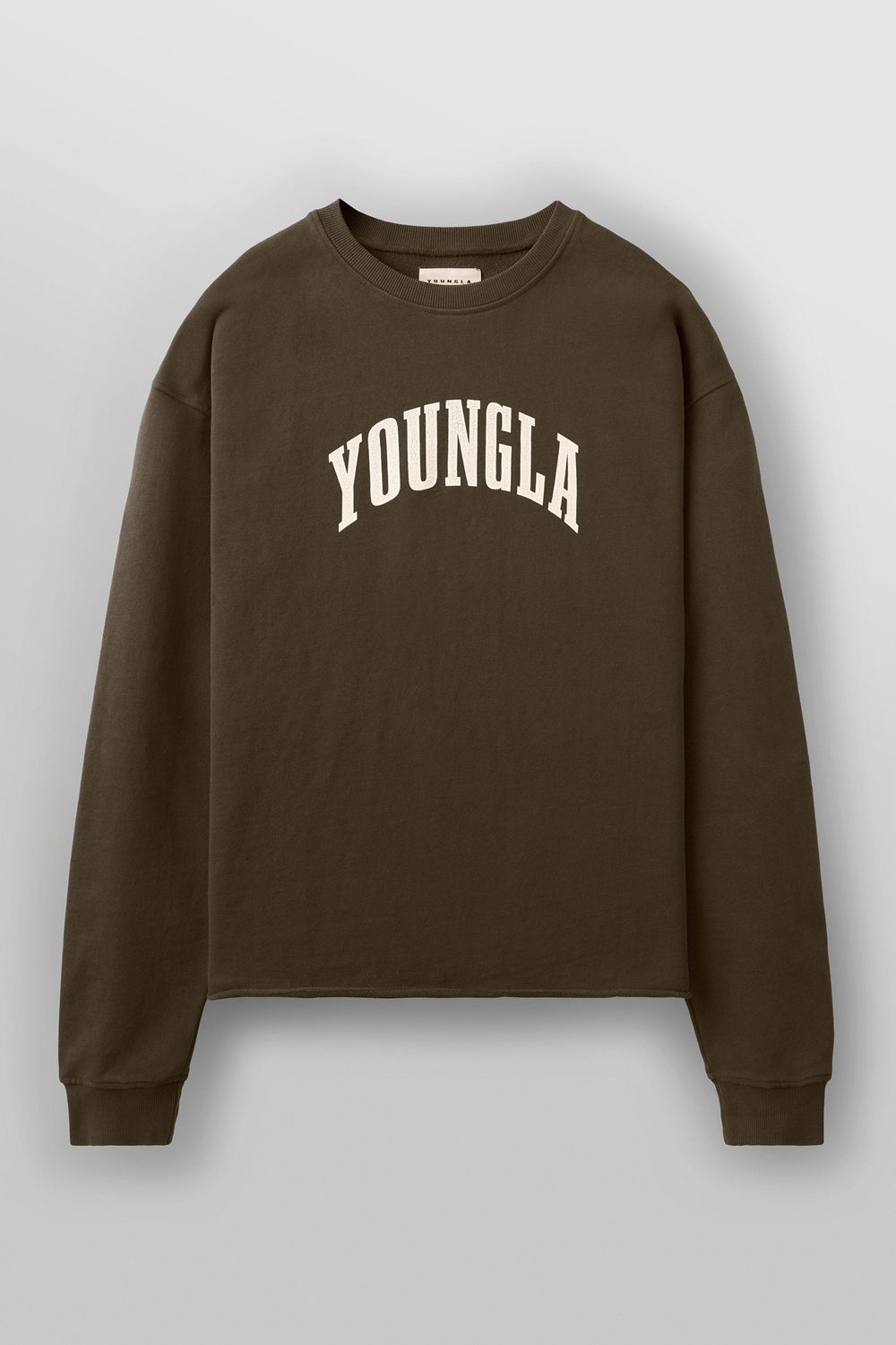 Young LA 826 - Uni Crewneck Brown Canada | SWAZ-42130