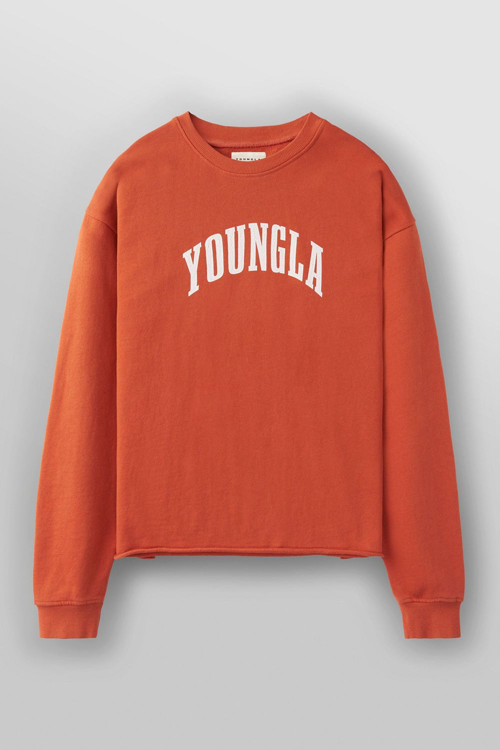 Young LA 826 - Uni Crewneck Orange Canada | FHQU-16285