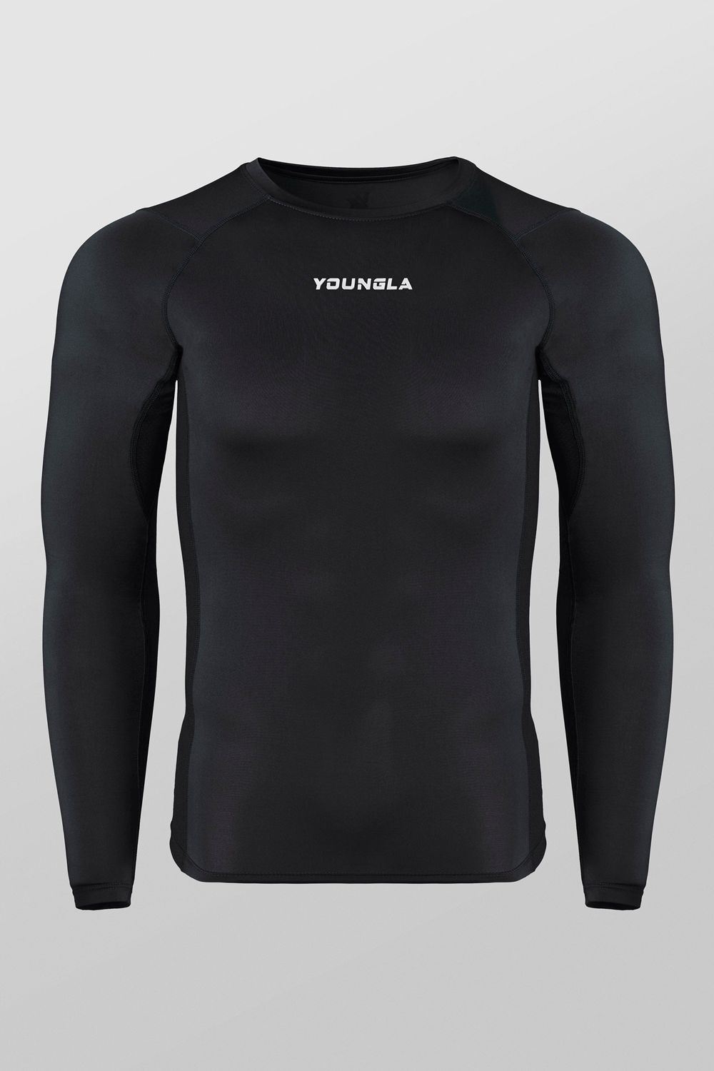 Young LA 830 - Flexfit Compression Longsleeves Black Canada | XGYB-02483