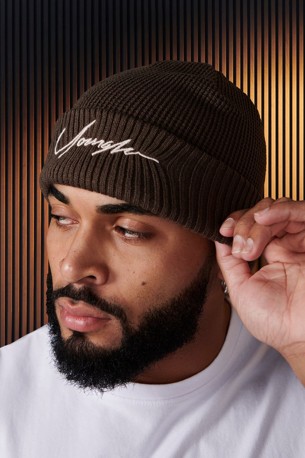 Young LA 906 - Signature Beanies Brown Canada | VJYW-48379