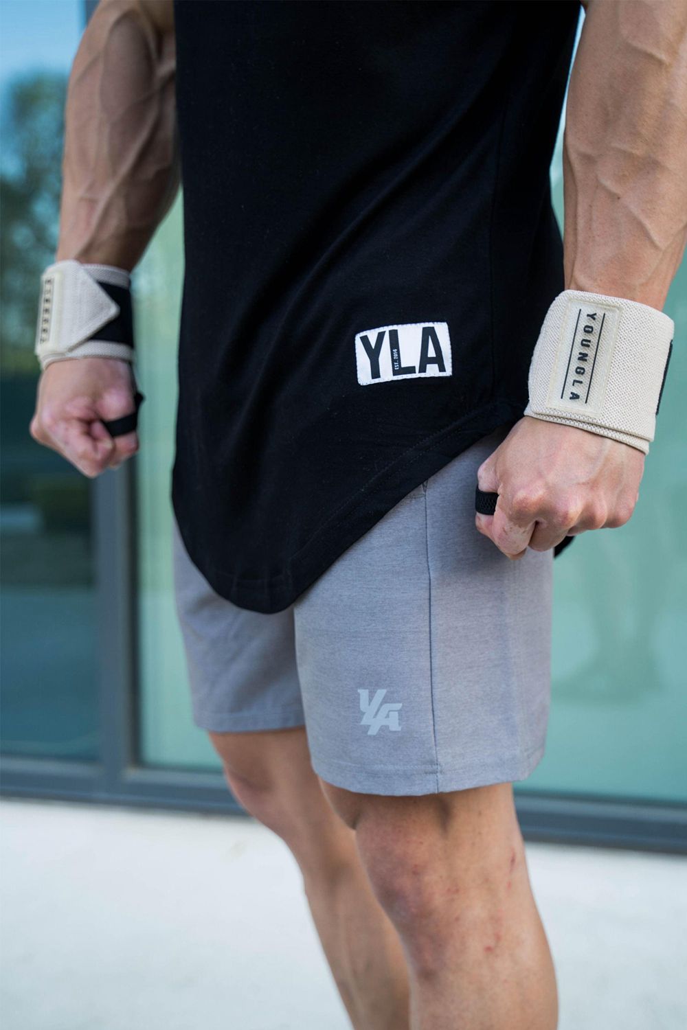 Young LA 913 Wrist Wraps Beige Canada | GZQO-90378