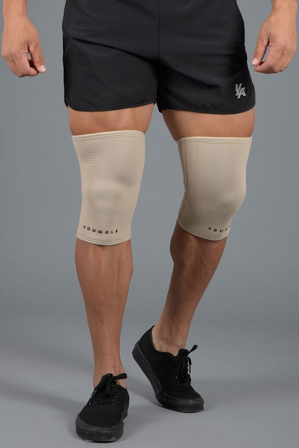 Young LA 914 Knee Sleeves Beige Canada | ILFD-17609