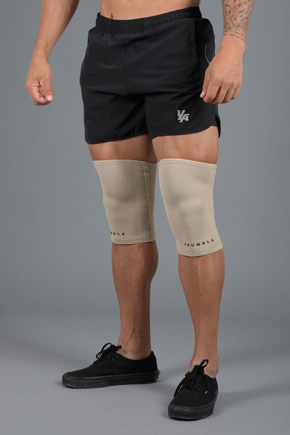 Young LA 914 Knee Sleeves Beige Canada | ILFD-17609