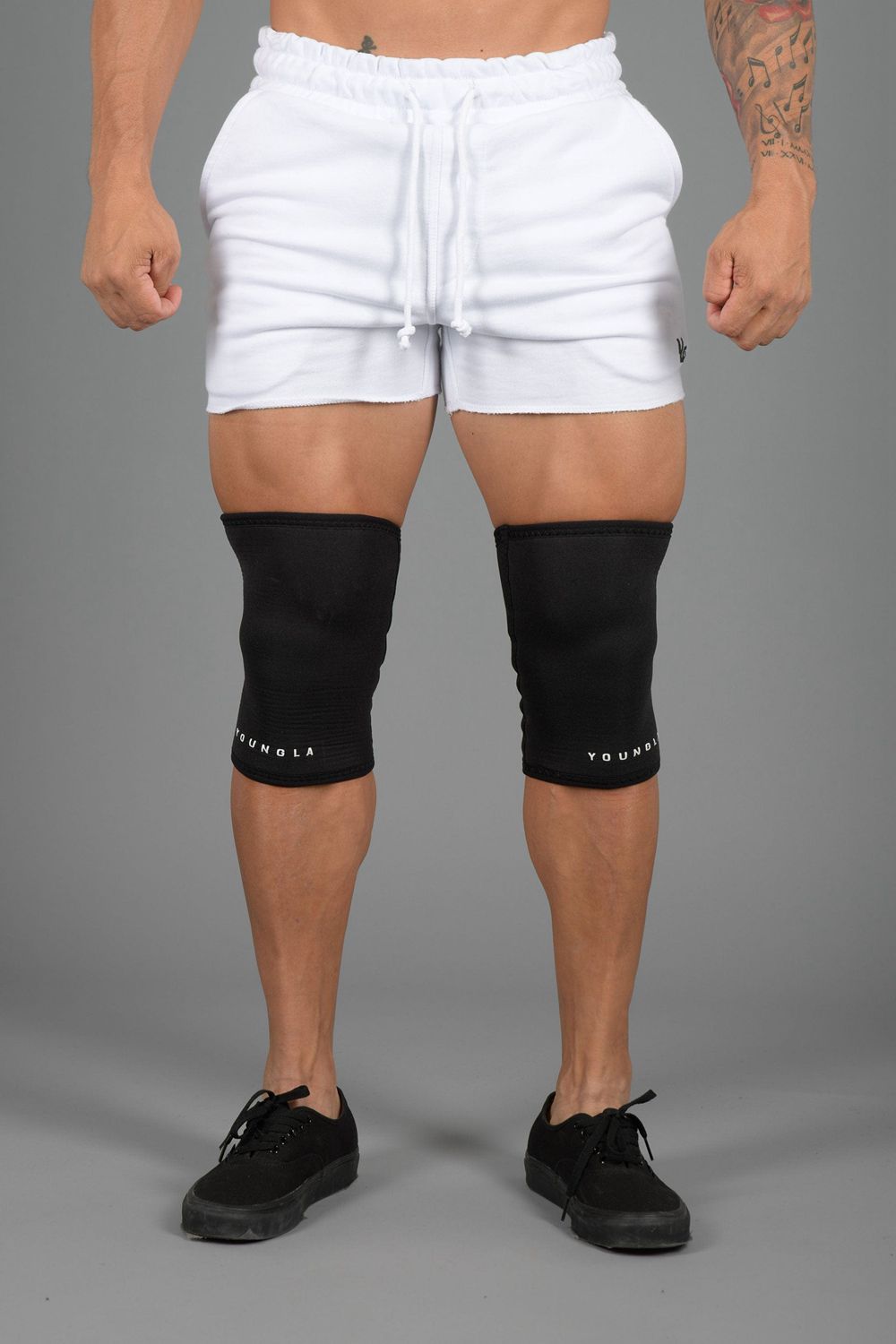 Young LA 914 Knee Sleeves Black Canada | VBOC-59647