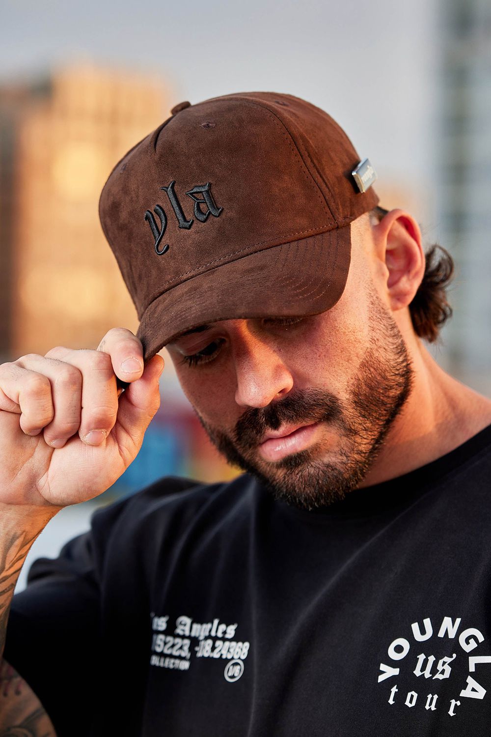 Young LA 915 - Yla Suede Hats Brown Canada | COQN-98234