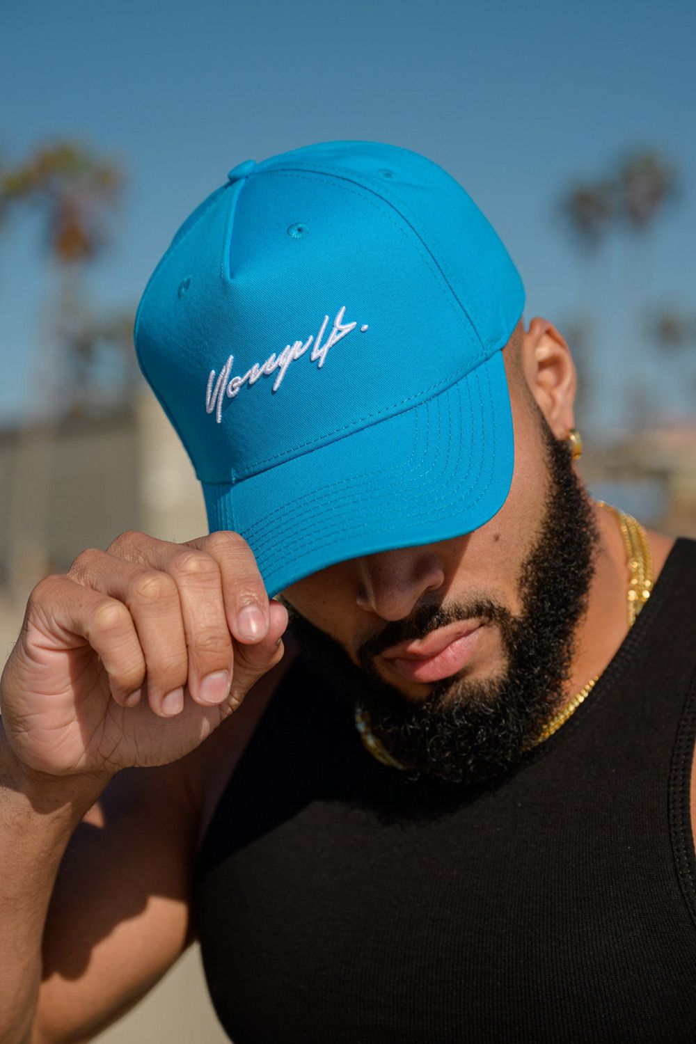 Young LA 922 Signature Hats Light Blue Canada | JNFH-68073