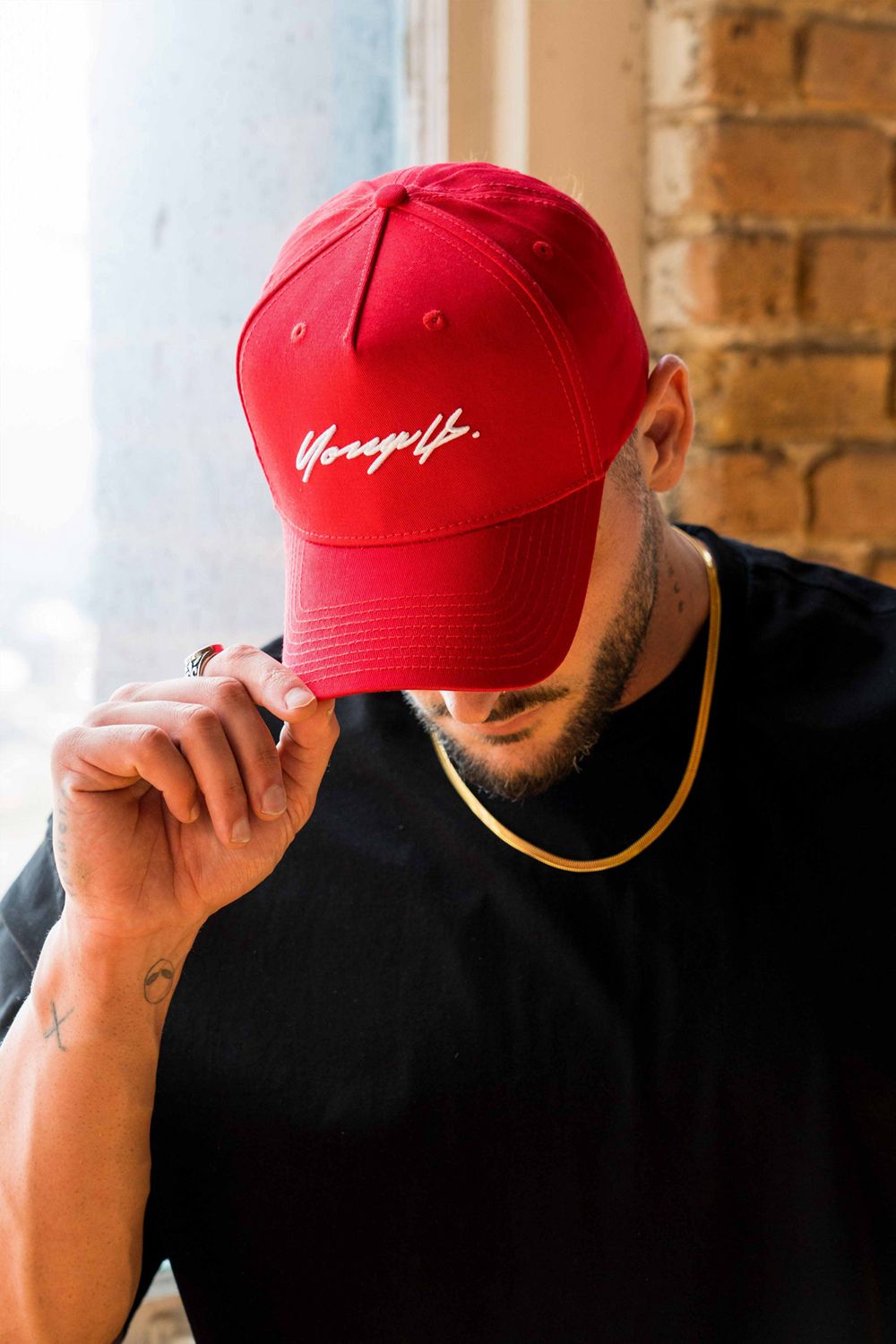 Young LA 922 Signature Hats Red Canada | DCTQ-42098