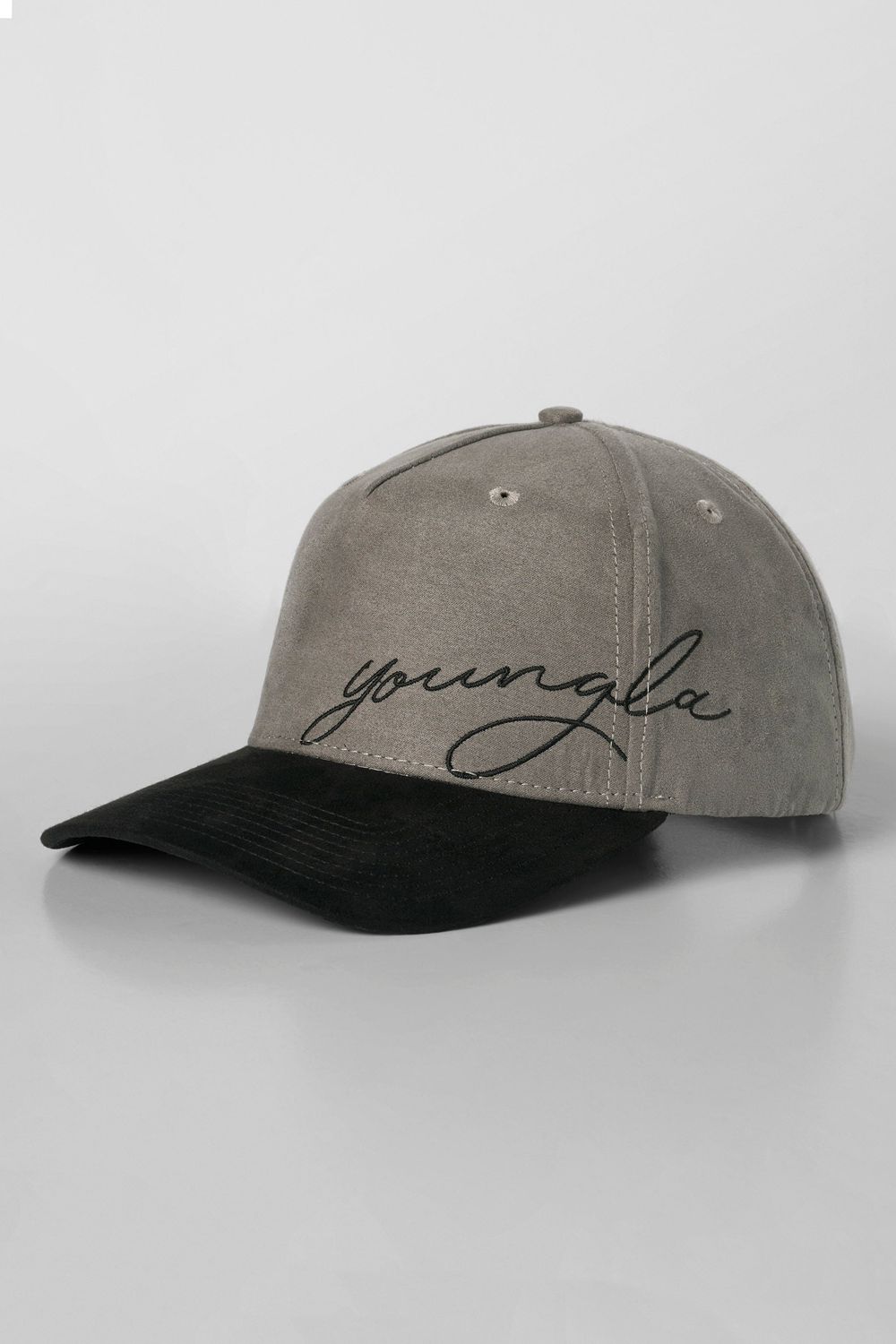 Young LA 937 - Suede Signature Hats Beige Canada | AHFV-17803