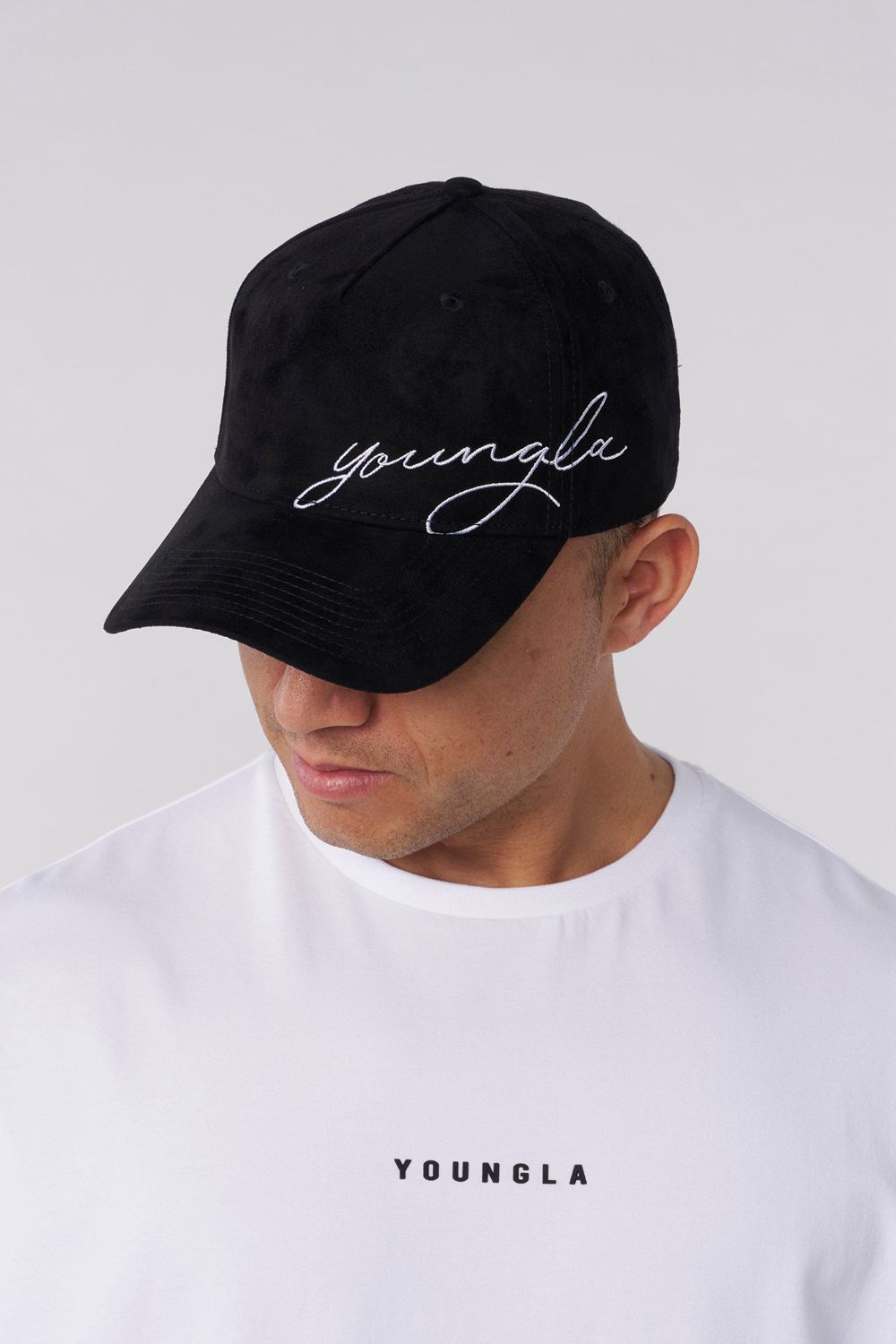 Young LA 937 - Suede Signature Hats Black Canada | QSTA-57681