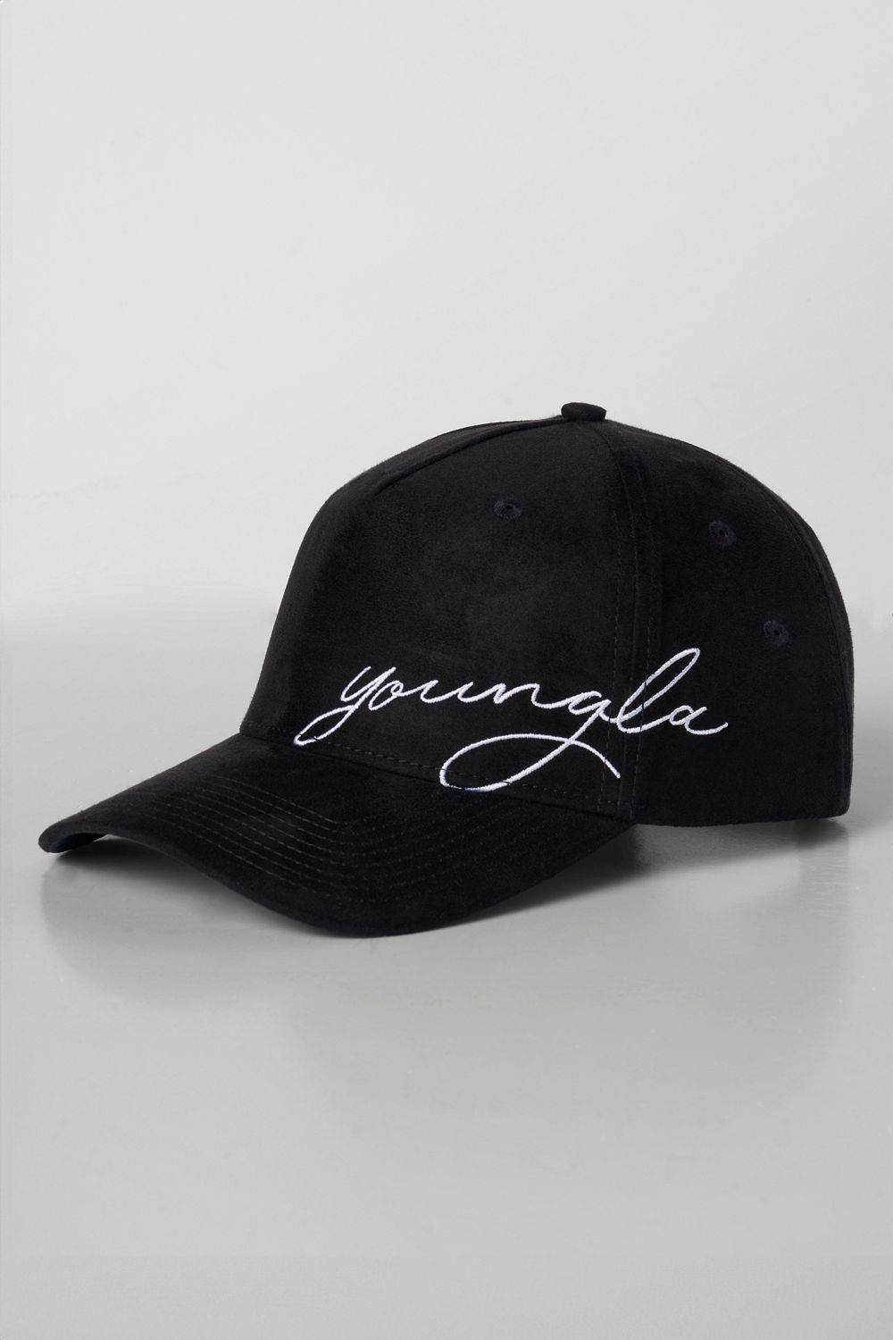 Young LA 937 - Suede Signature Hats Black Canada | QSTA-57681