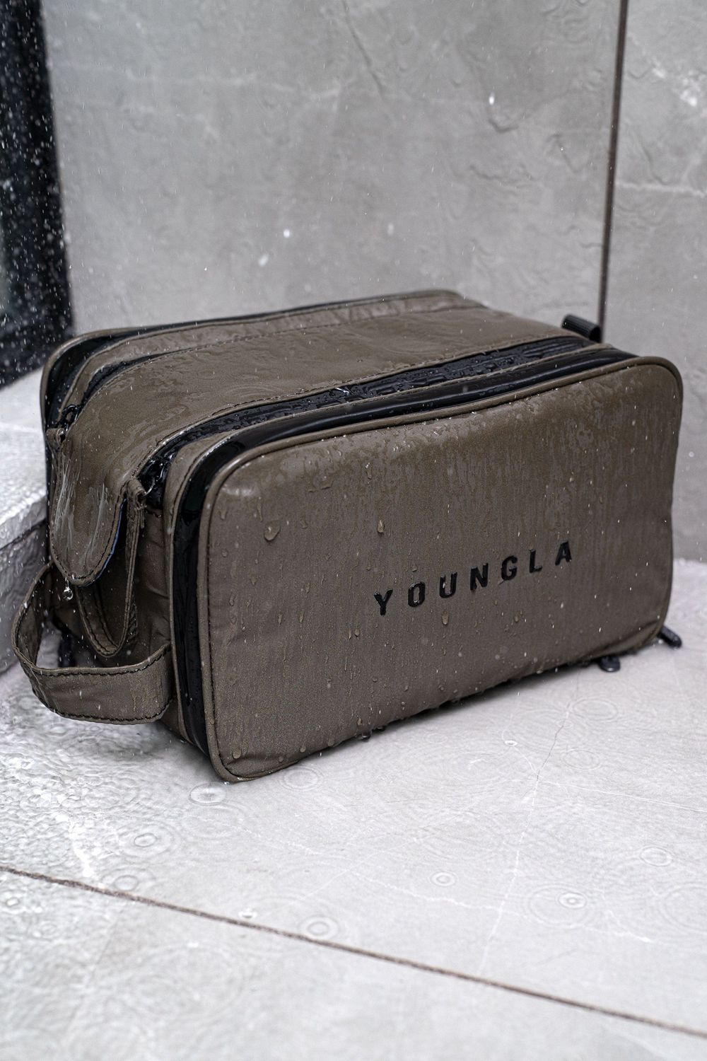 Young LA 950 Lah Toiletry Bag Grey Canada | HCAB-28510