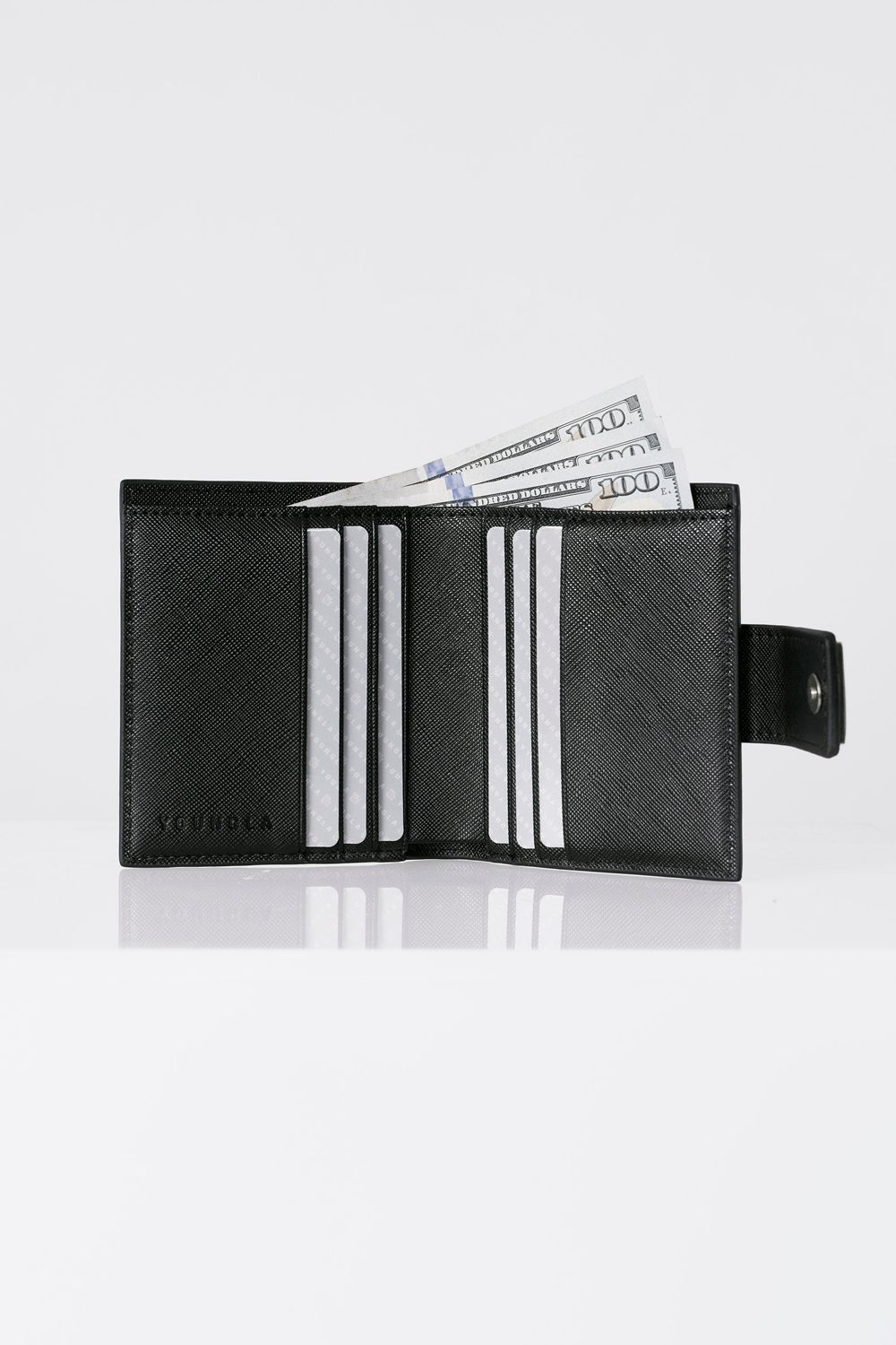 Young LA 951 - Executive Bifold Wallets Black Canada | SCTI-58920