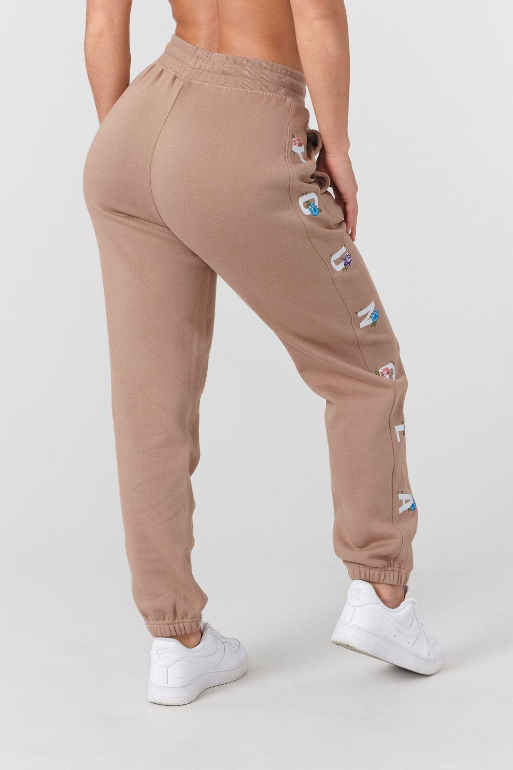 Young LA W203 Winter Bloom Joggers Khaki Canada | RVPC-72480