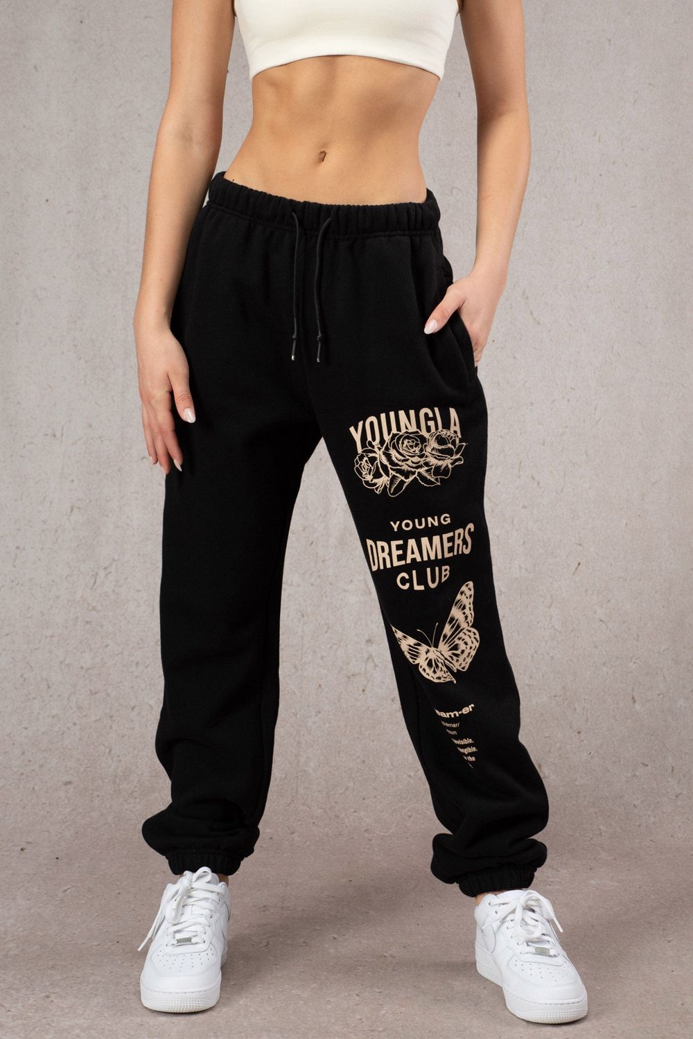 Young LA W211 Dreamers Joggers Black Canada | QKCW-53946