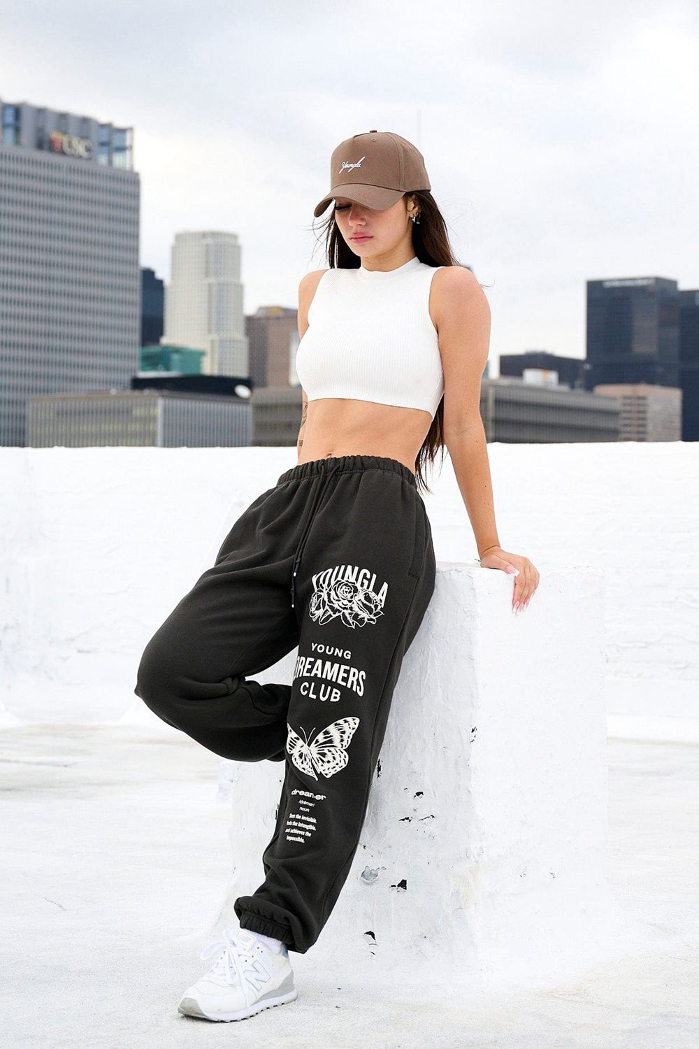 Young LA W211 Dreamers Joggers Black Canada | QKCW-53946