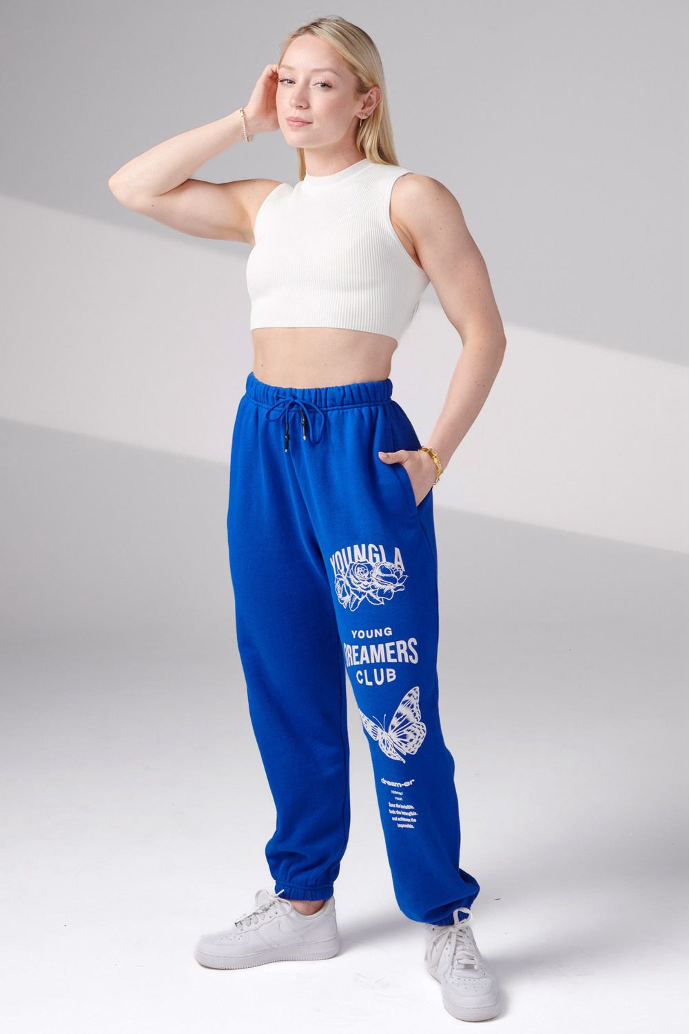 Young LA W211 Dreamers Joggers Blue Canada | GBPN-48236