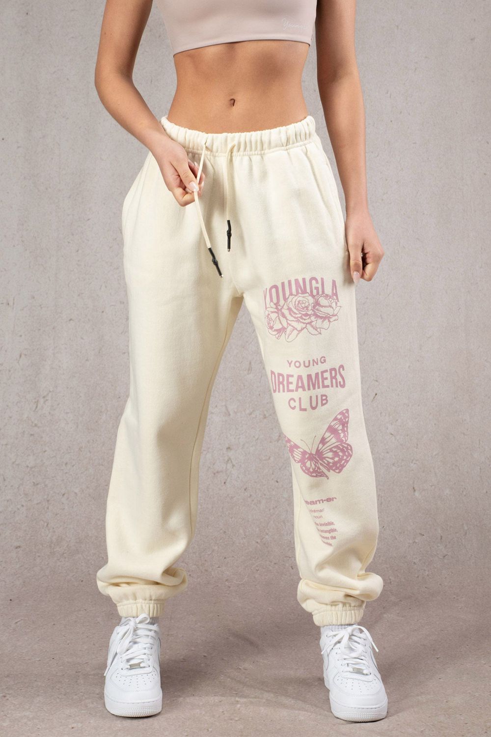 Young LA W211 Dreamers Joggers Cream Canada | YNFH-35492