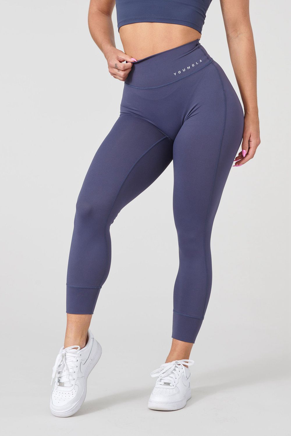 Young LA W212 Progress Leggings Blue Canada | AUOI-59018