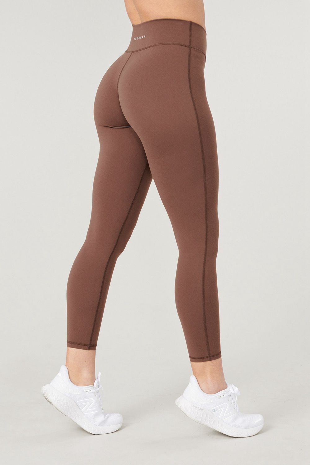 Young LA W221 - Staple Leggings Dark Brown Canada | TRPK-86439