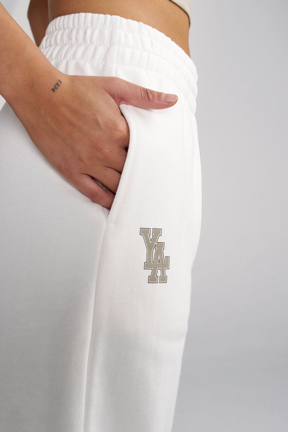 Young LA W223 - Campus Joggers White Canada | BKYE-95108