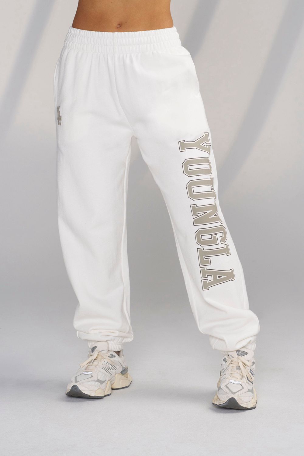 Young LA W223 - Campus Joggers White Canada | BKYE-95108