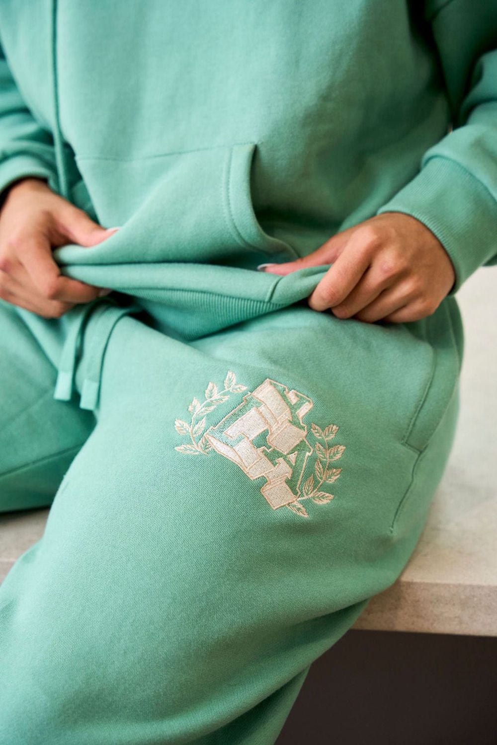 Young LA W226 - Teddy Jogger Teal Canada | ZOSI-24705