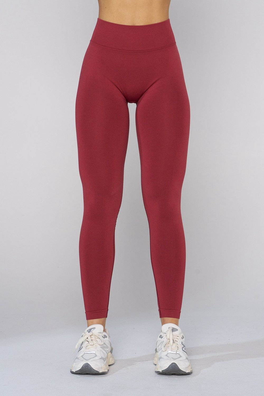 Young LA W233 - Curve Seamless Legging Burgundy Canada | TAWO-46271