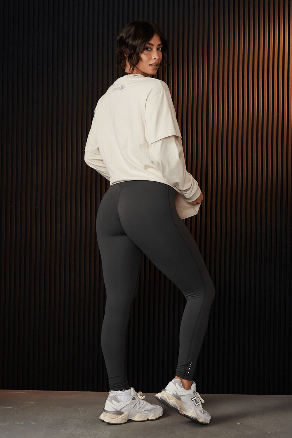 Young LA W235 - Urban Leggings Grey Canada | USAZ-46589