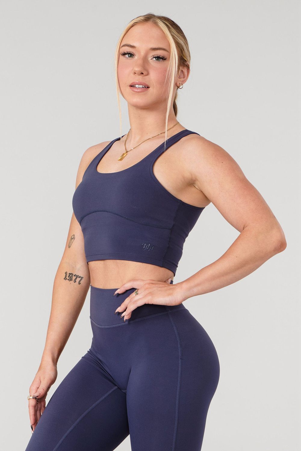 Young LA W309 Level-Up Sports Bra Navy Canada | IBWN-74091