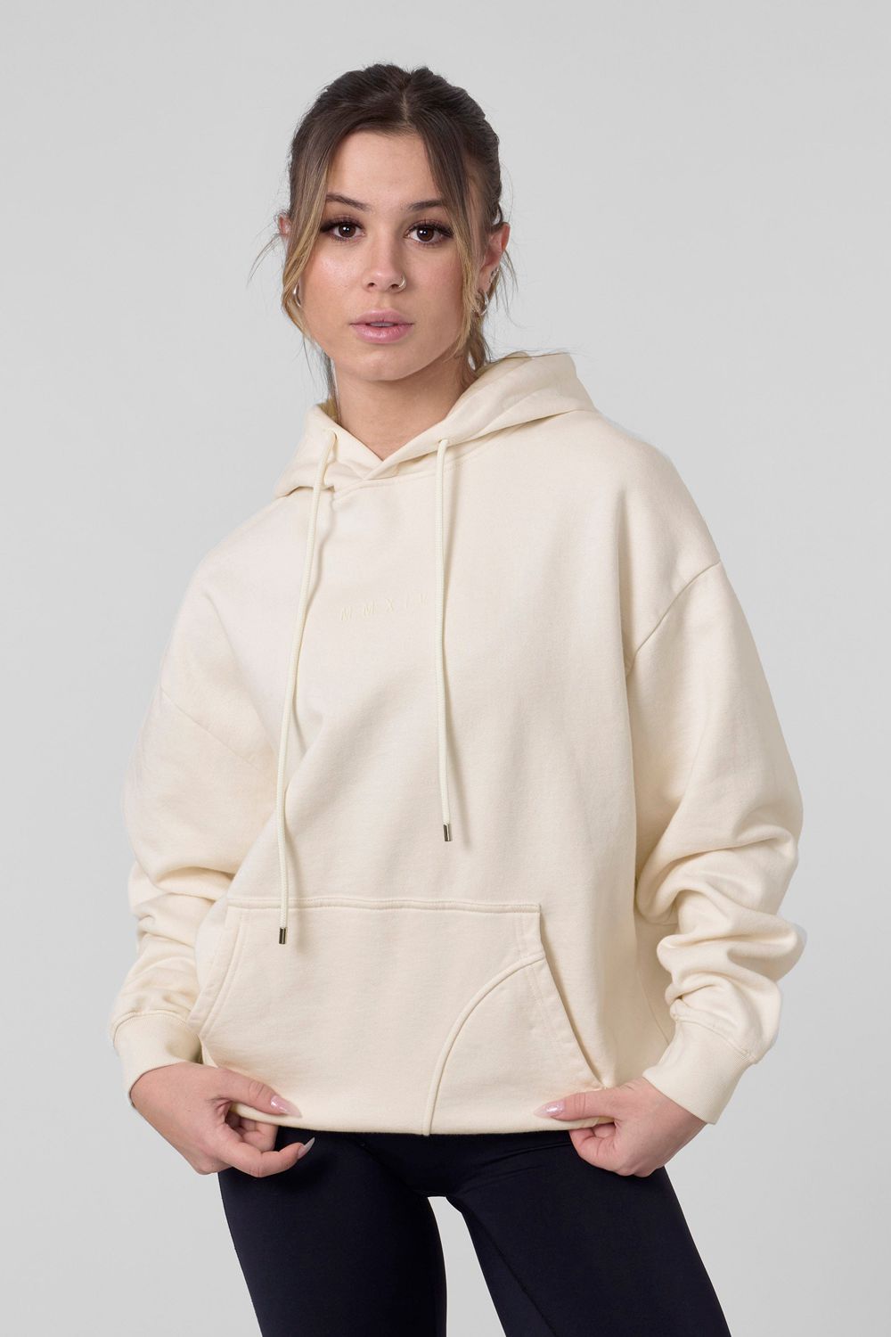 Young LA W518 - Minimal Hoodie White Canada | XJTA-29064