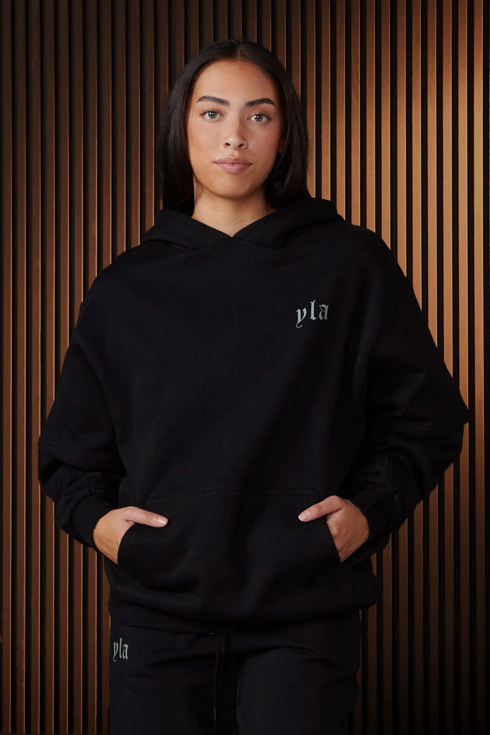 Young LA W520 - Urban Layer Hoodie Black Canada | KYWR-94053