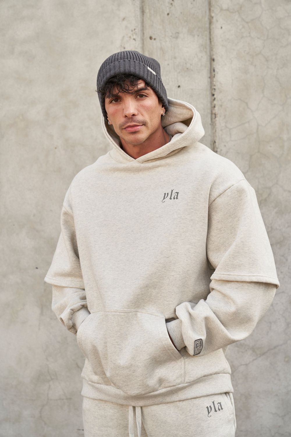 Young LA W520 - Urban Layer Hoodie Grey Canada | FWYX-24739