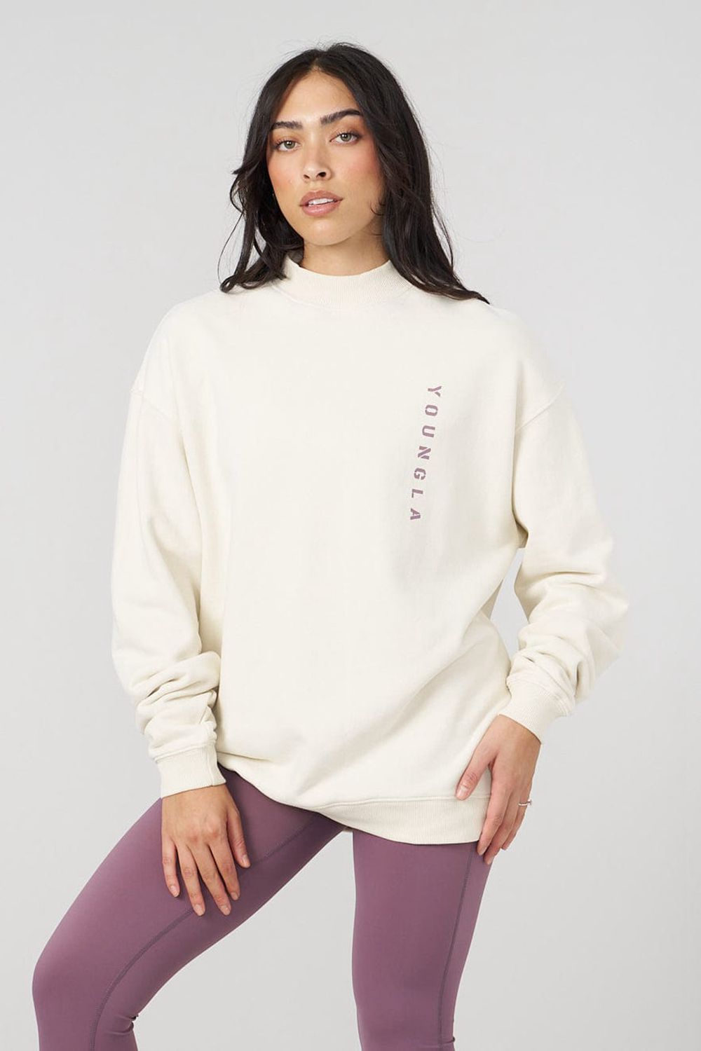 Young LA W539 Eternal Crewneck White Canada | KGDZ-91867