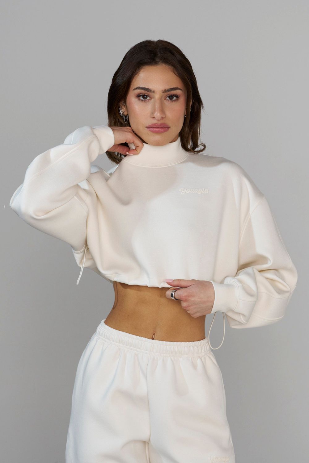 Young LA W540 Scuba Crop White Canada | QDXI-46290