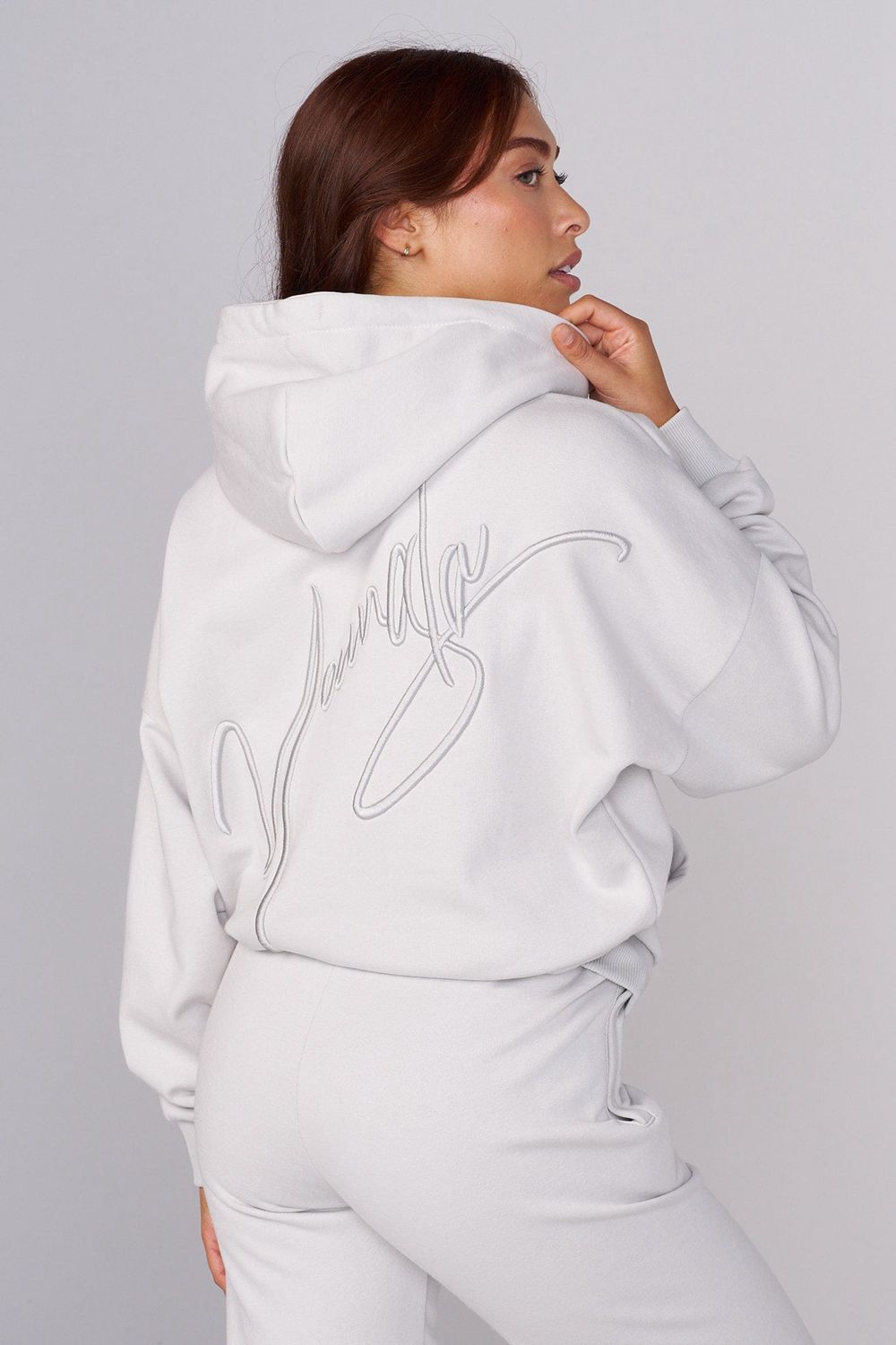 Young LA W546 Signature Hoodie Light Grey Canada | ZYCN-84123