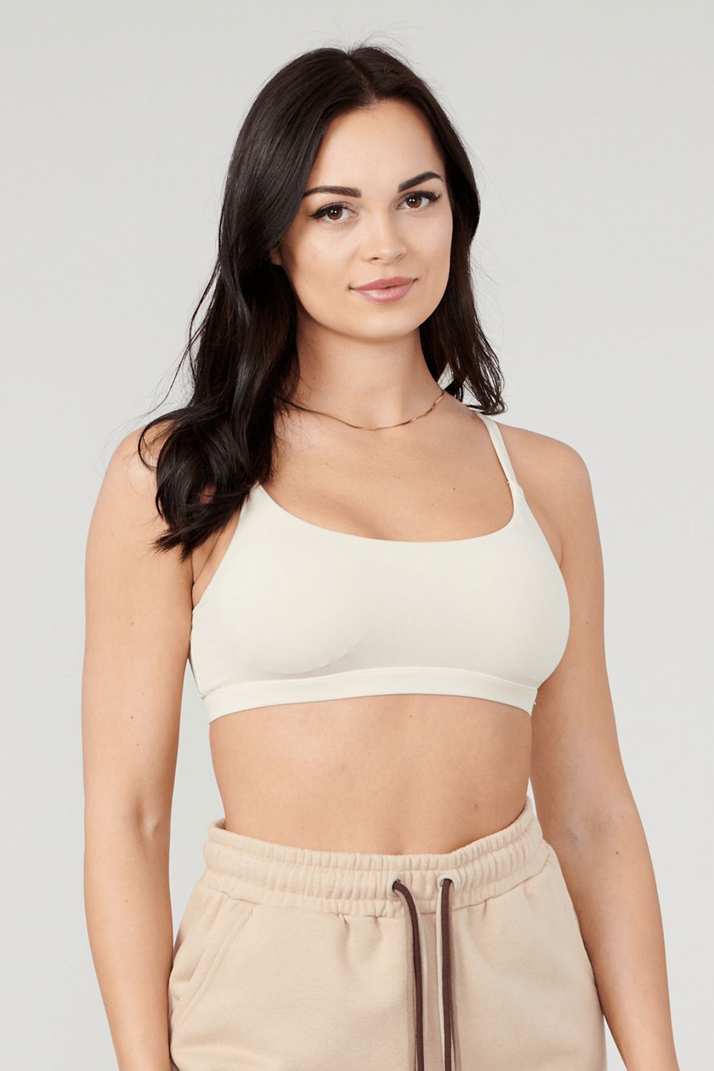 Young LA W601 Everyday Bra White Canada | KRSX-19265